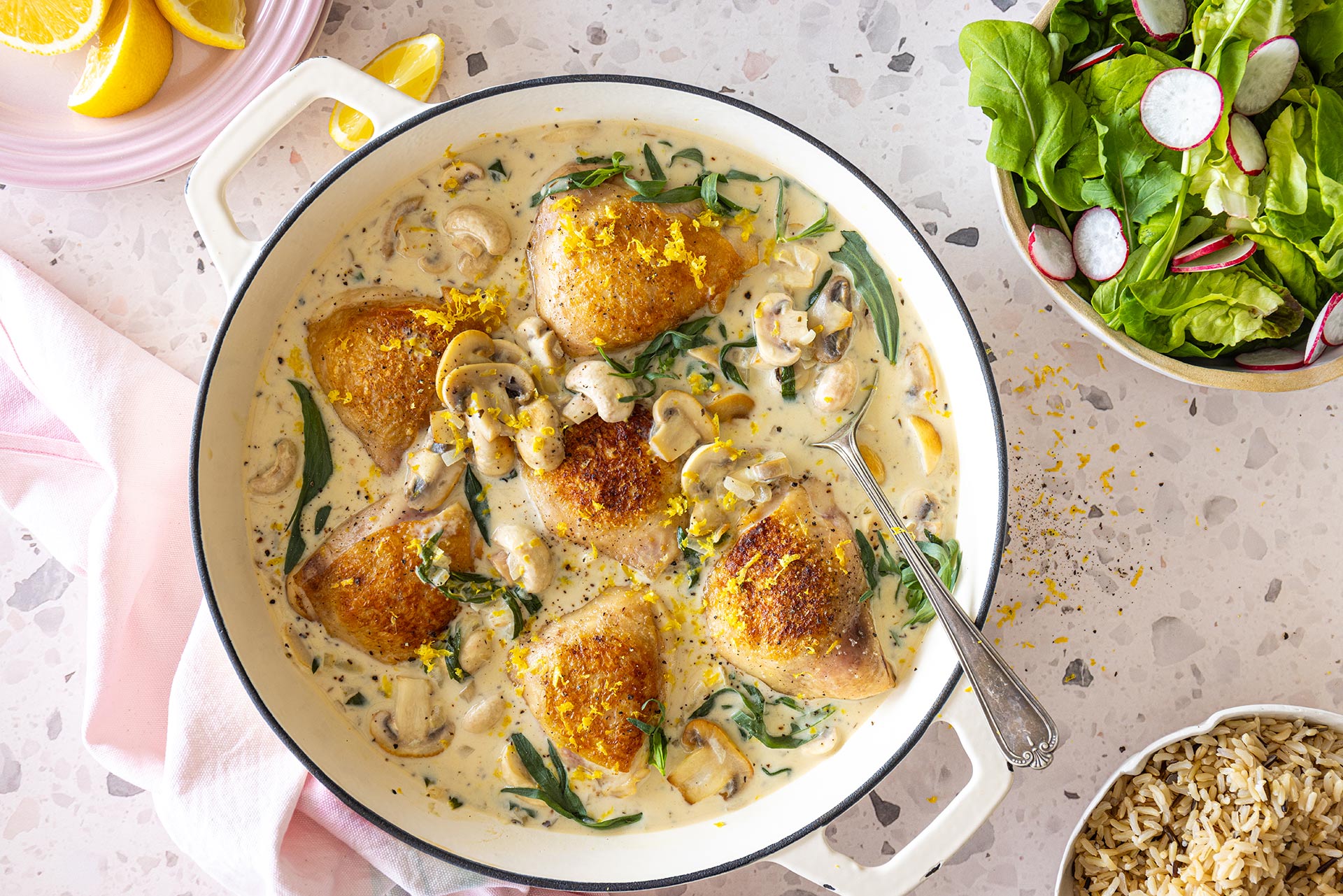 Lemony Baked Chicken Recipe