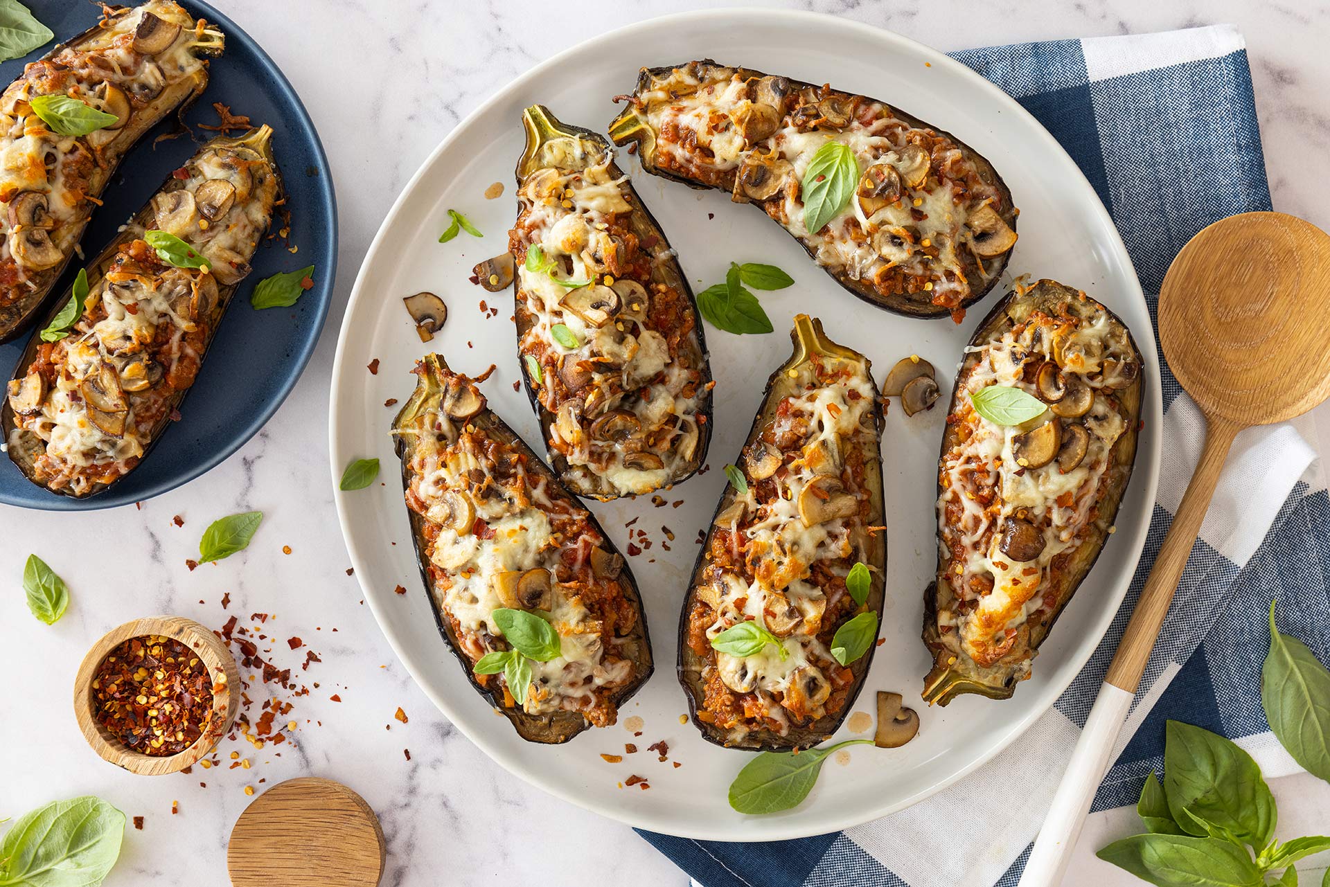Eggplant Lasagne Boat Recipe
