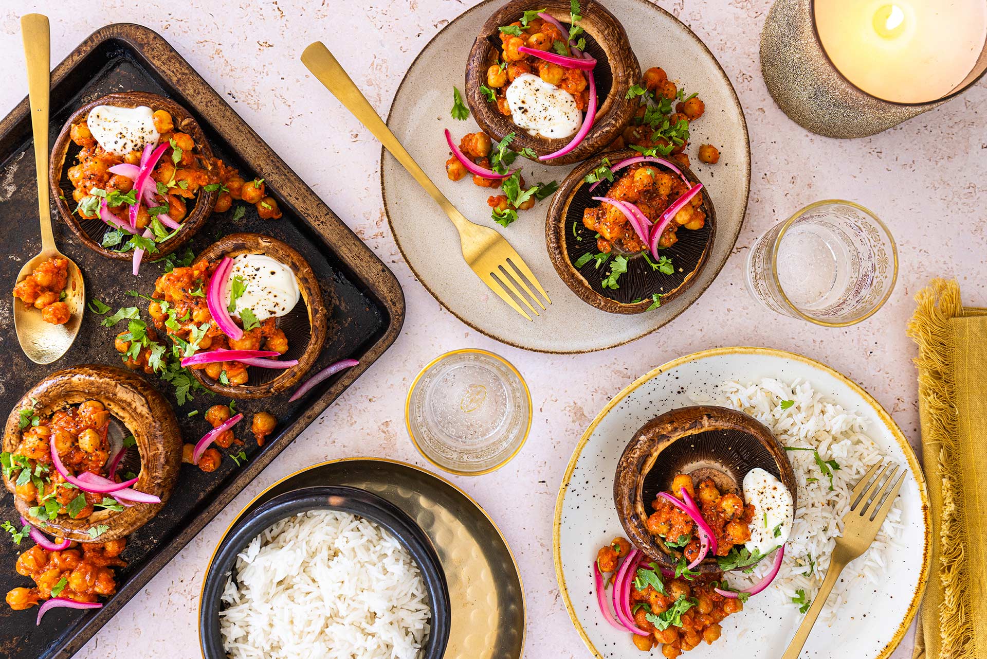 Chana Masala Mushroom Recipe